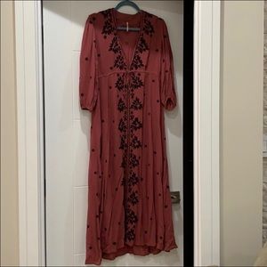 Free People Embroidered Fable Dress